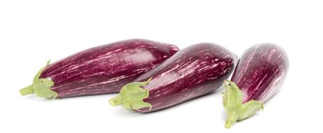 Oval striped eggplant