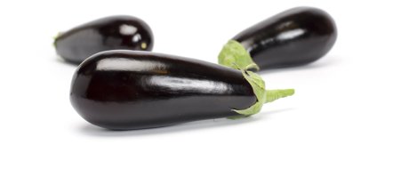 Aubergine oval black