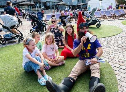 RZAU Little Food Festival kids and Costa